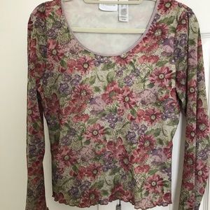 Liz Claiborne floral top L